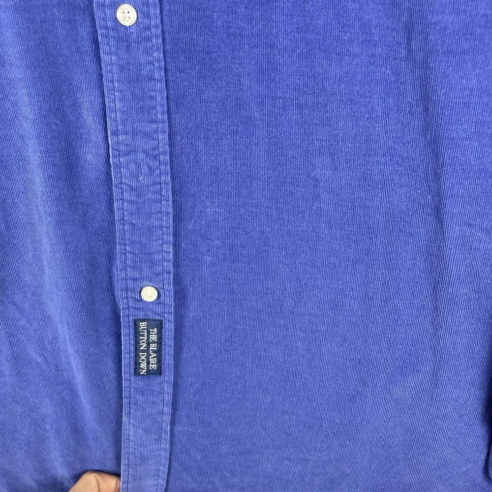 Vintage 90s Polo Ralph Lauren The Blaire Button Down Shirt Mens XXL Corduroy